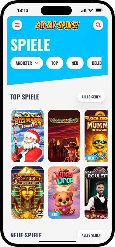 Ohmyspins Spiele